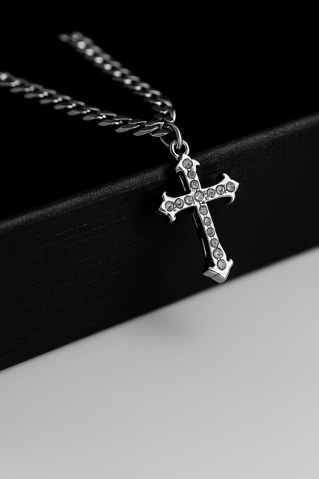 Titanium Faith Cross Necklace