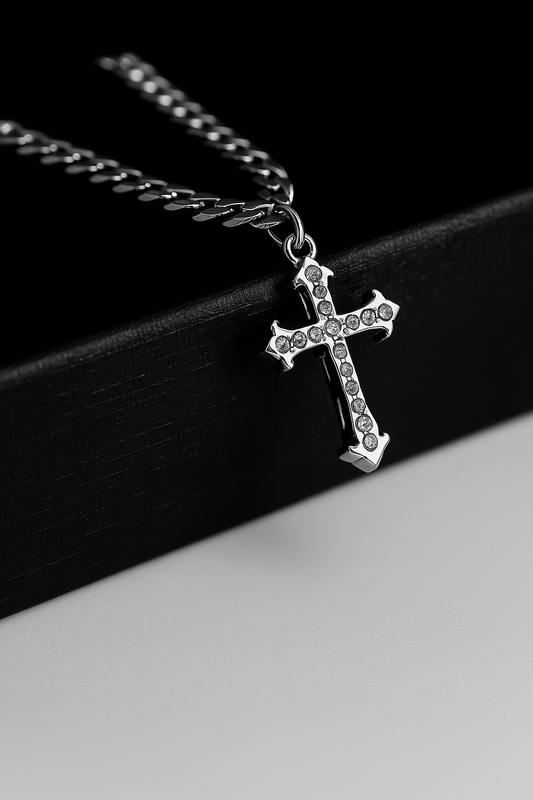 Titanium Faith Cross Necklace