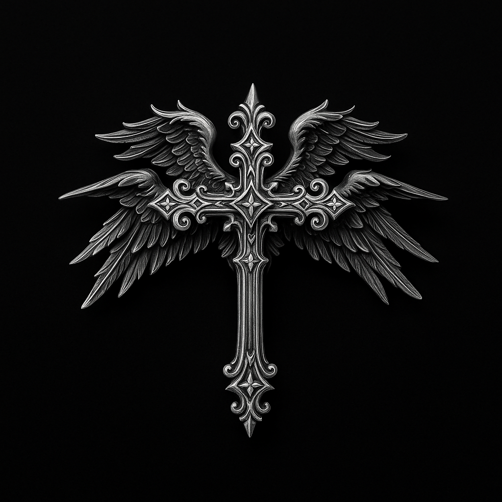 Angelic Cross Necklace