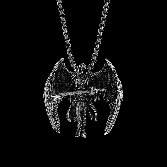 Archangel Micheal Cross Necklace